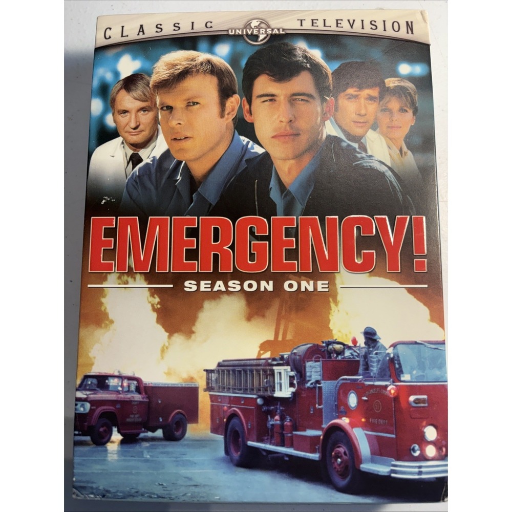 Emergency! Season One DVD Classic TV Series 1972 Paramedic Drama